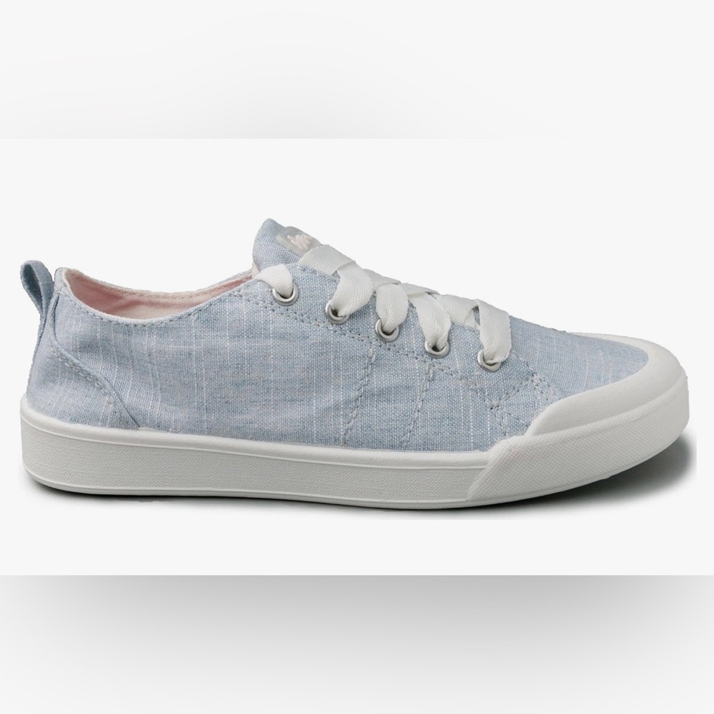 Sugar Womens Festival Light Blue Lace Up Sneaker 9.5M
